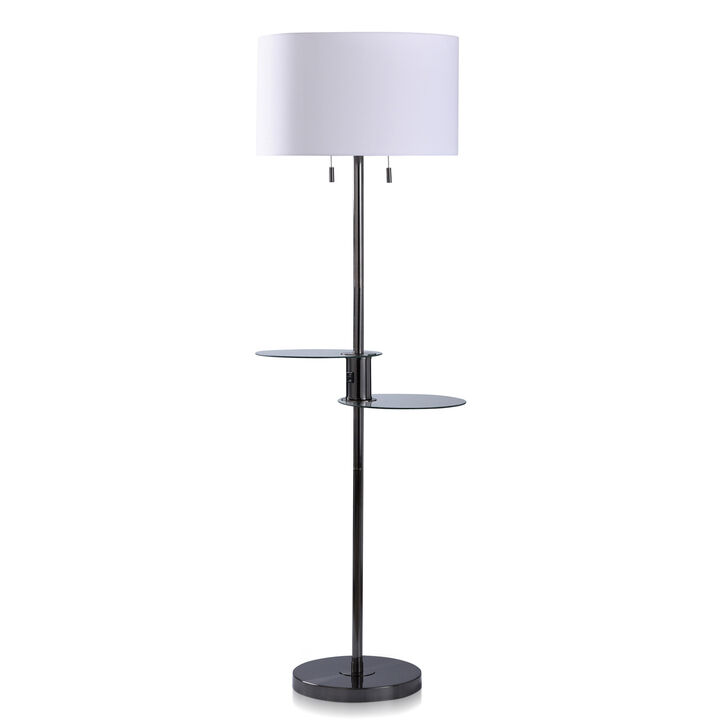 Brushed Black Floor Lamp