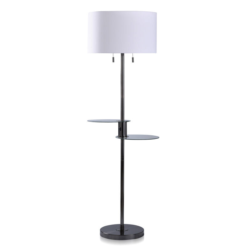 Brushed Black Floor Lamp