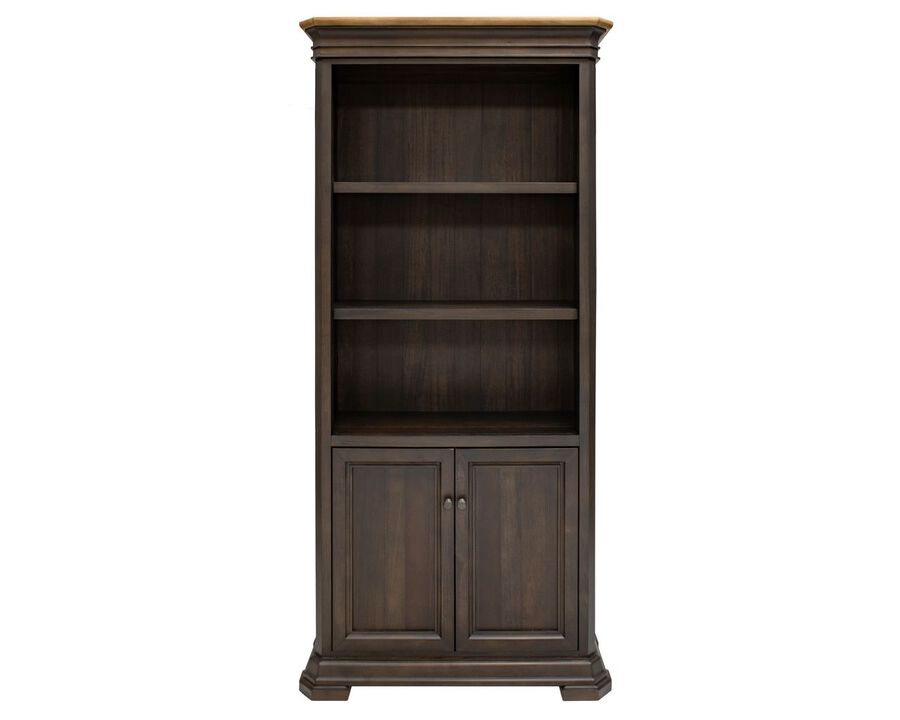Executive Bookcase With Doors