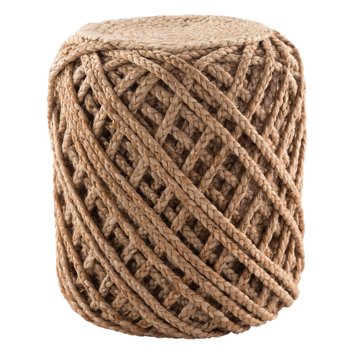 SCANDINAVIA POUF CYL Semolina