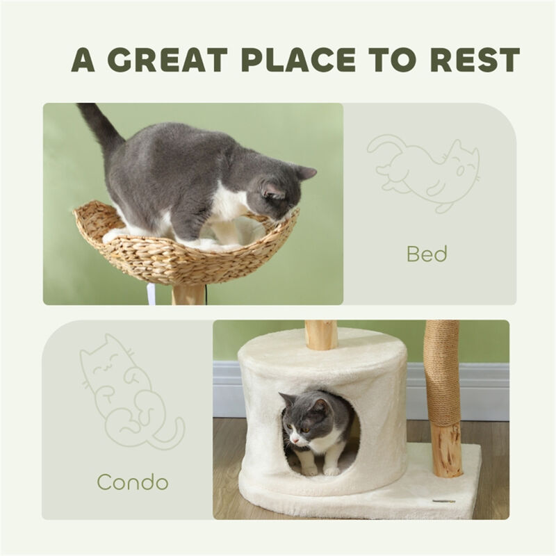 Premium Multi-Level Cat Tree with Scratching Posts, Perches, and Cozy Hideaways for Cats