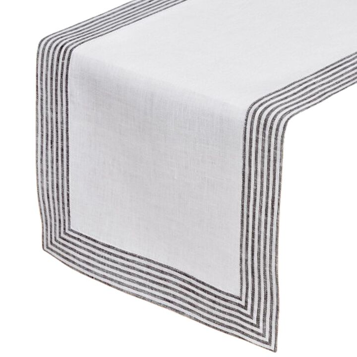 Solino Home 100% Pure Linen Table Runner | Lucca for Spring & Easter
