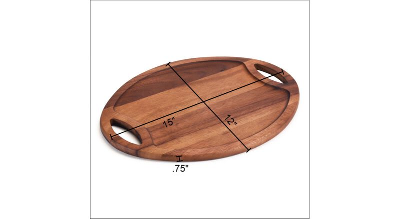 Oval Tray with Handle - Medium