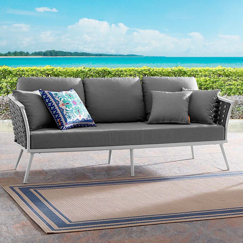 Modway - Stance Outdoor Patio Aluminum Sofa