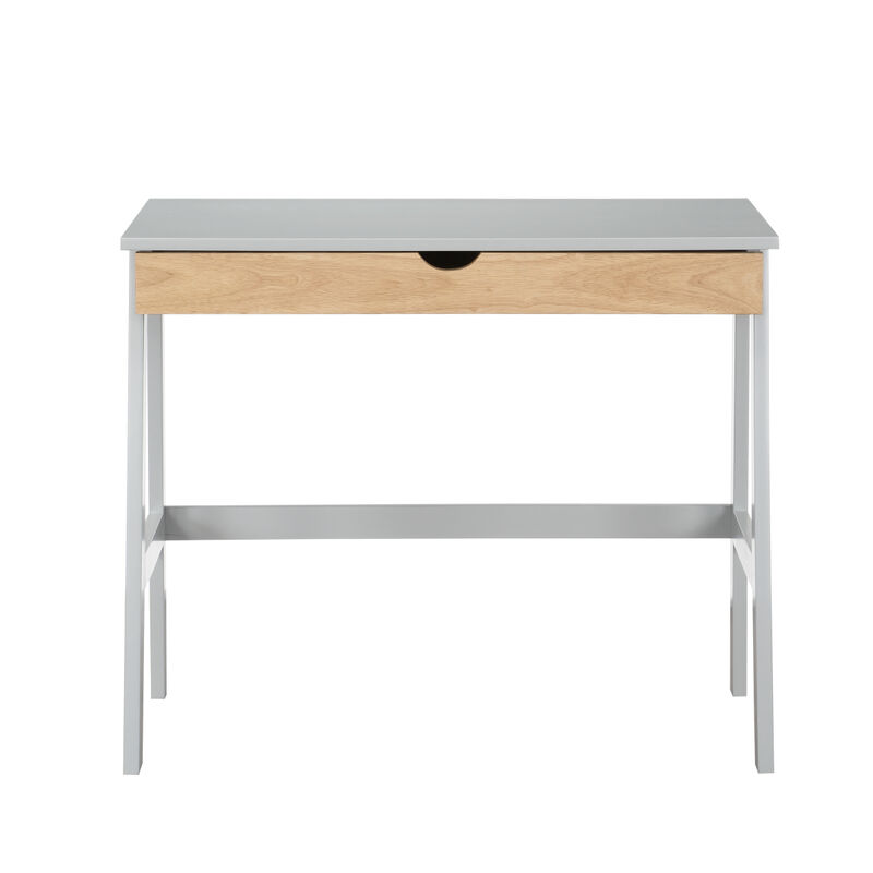 Hilton Desk In Gray/Natural