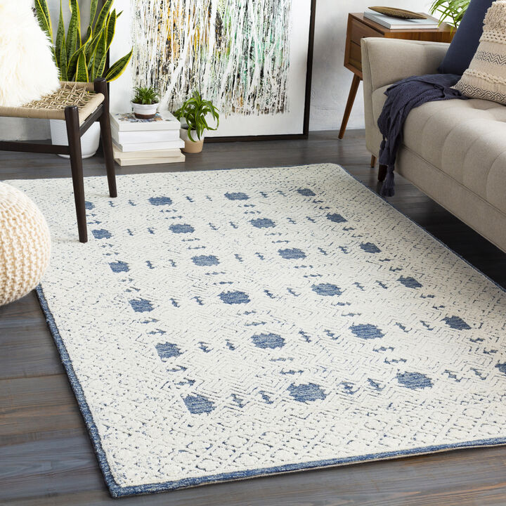 Louvre LOU-2300 2' x 3' Blue Rug