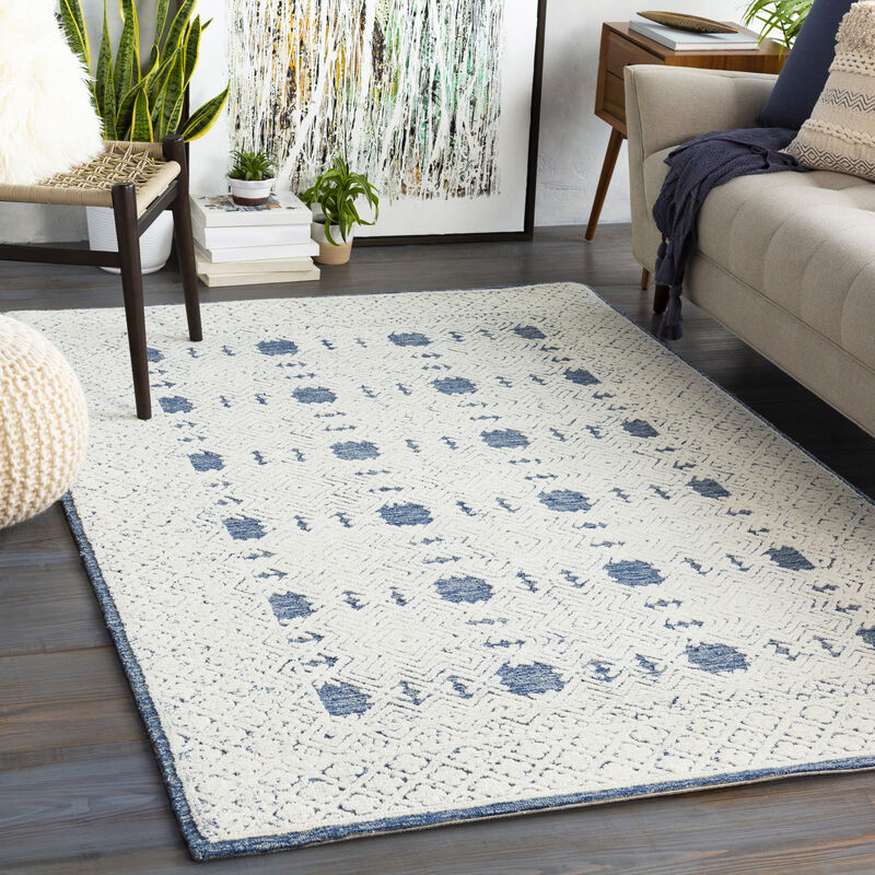 Louvre LOU-2300 8' x 10' Blue Rug