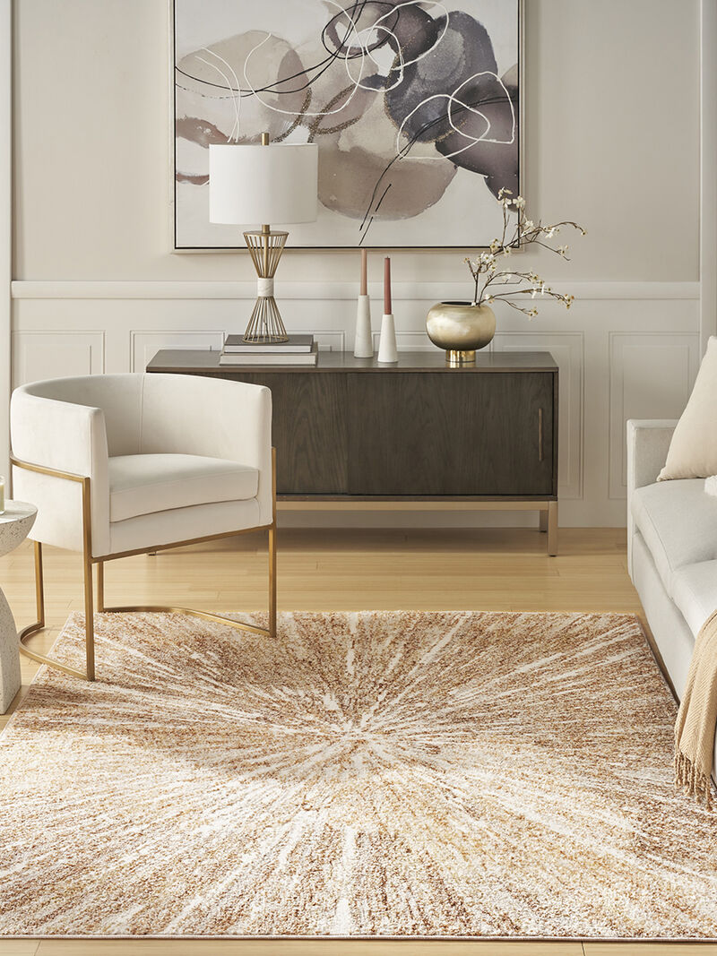 Ambiance AMI01 Ivory/Gold 7'10" x 9'10" Rug