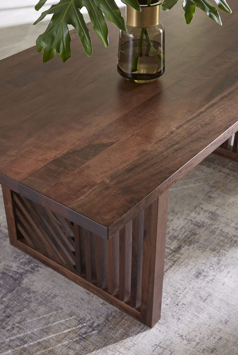 Fevano Solid Wood Rectangular Dining Table