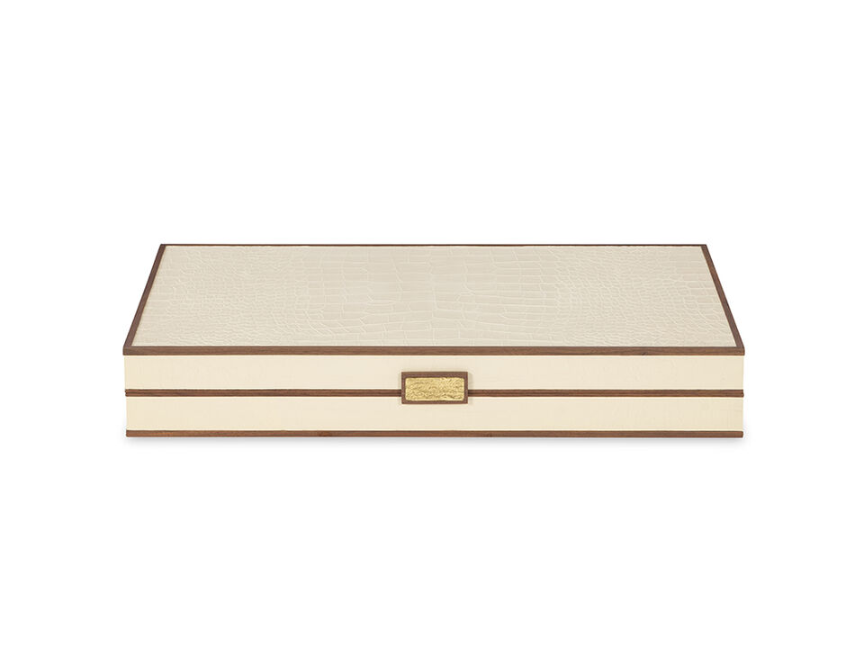 Cream Leather Game Board