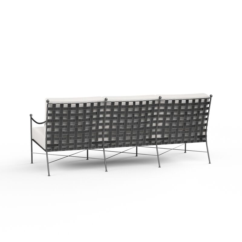 Provence Sofa in Canvas Flax w/ Self Welt