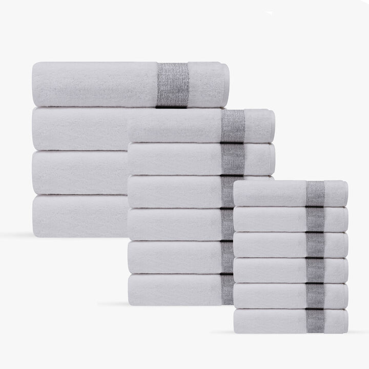 Pera 16 pcs Turkish Towels Set
