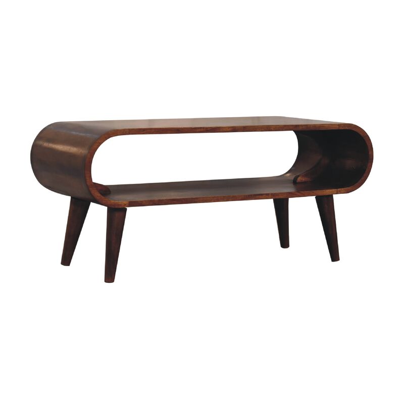 Amaya  Solid Wood Chestnut Coffee Table