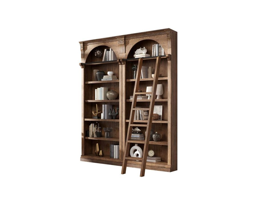 Tall Bookcase with Ladder