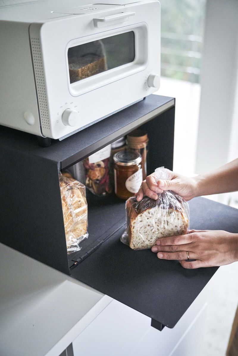 Bread Box - Steel, Black