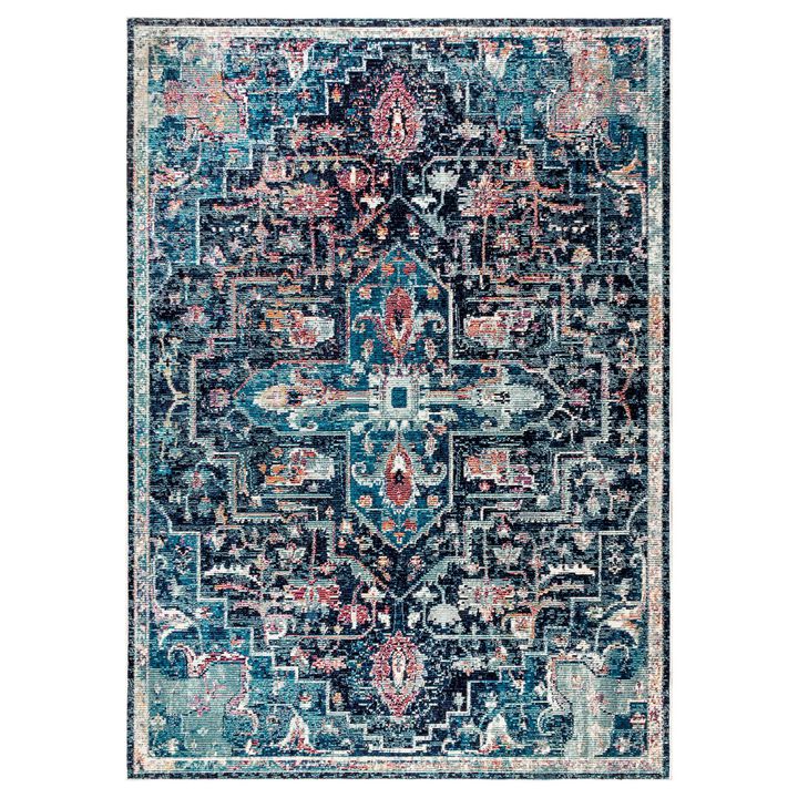 Zafra Vintage Medallion Area Rug