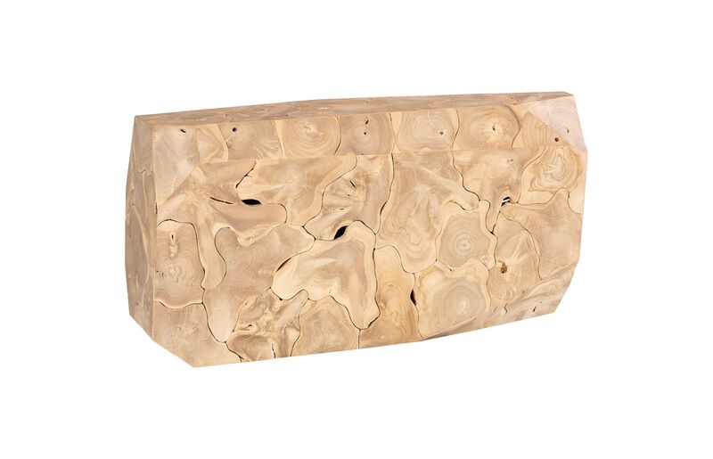 Prism Bleached Console Table