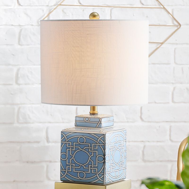 Catherine Ceramic/Metal Ginger Jar LED Table Lamp