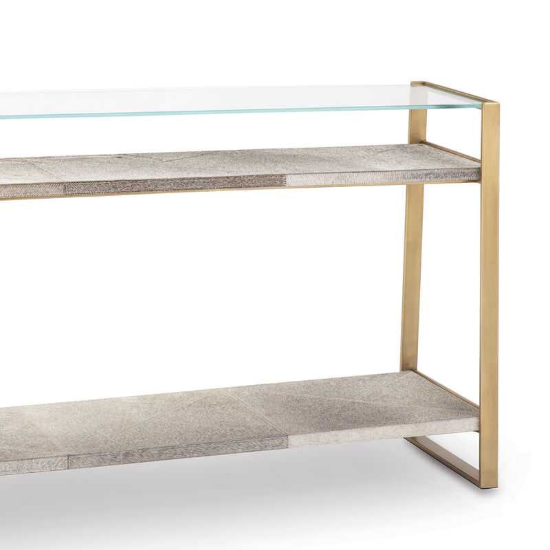 Andres Hair on Hide Console Table