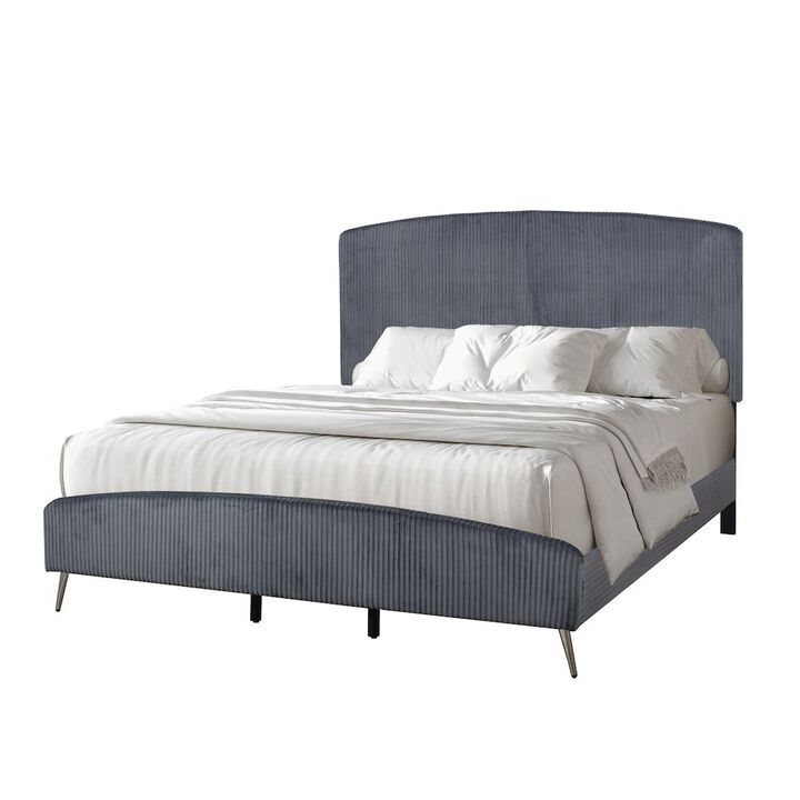 New Classic Furniture Kailani Wood King Bed, Gray