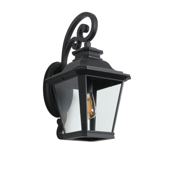 Large Outdoor Wall Sconce Lights With Clear Glass