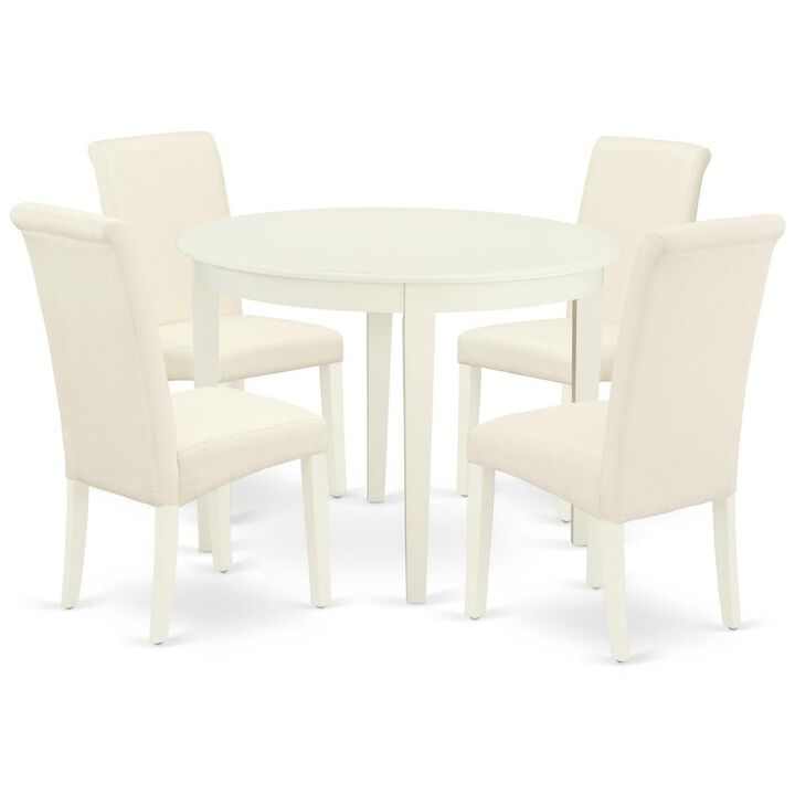 Dining Room Set Linen White