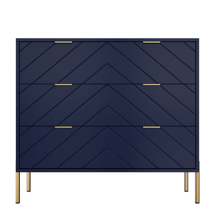 3-Drawer Dresser Chest Cabinet