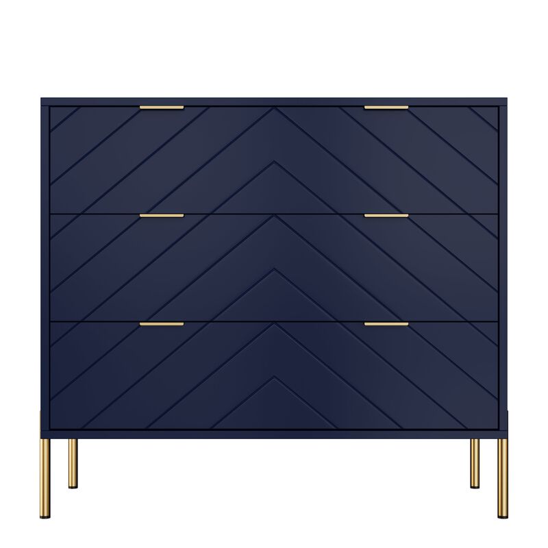 3-Drawer Dresser Chest Cabinet