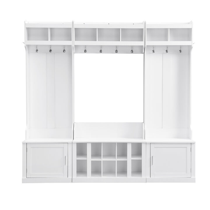 Merax Hall Tree with Storage and Bench