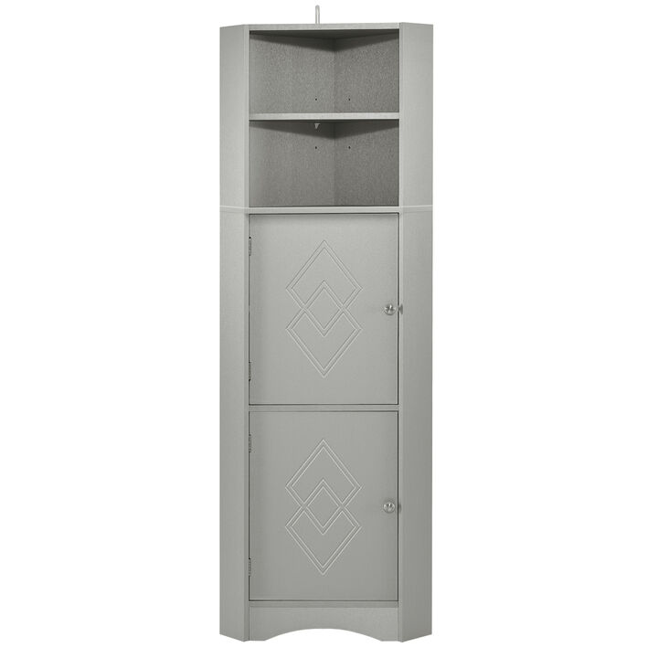 Merax Freestanding Bathroom Storage Cabinet with Doors