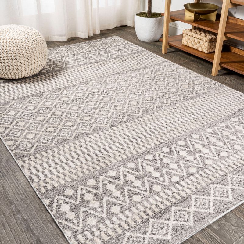 Ifrane Berber Geometric Stripe Area Rug