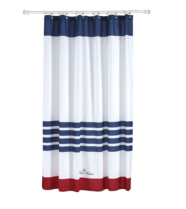 Brooks Brothers Nautical Blanket Stripe Shower Curtain