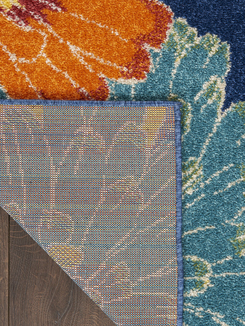 Allur ALR06 Navy/Multicolor 9' x 12' Rug