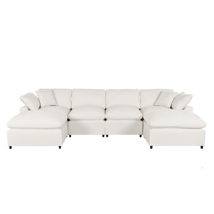 Merax Modern U-Shape Sectional Sofa