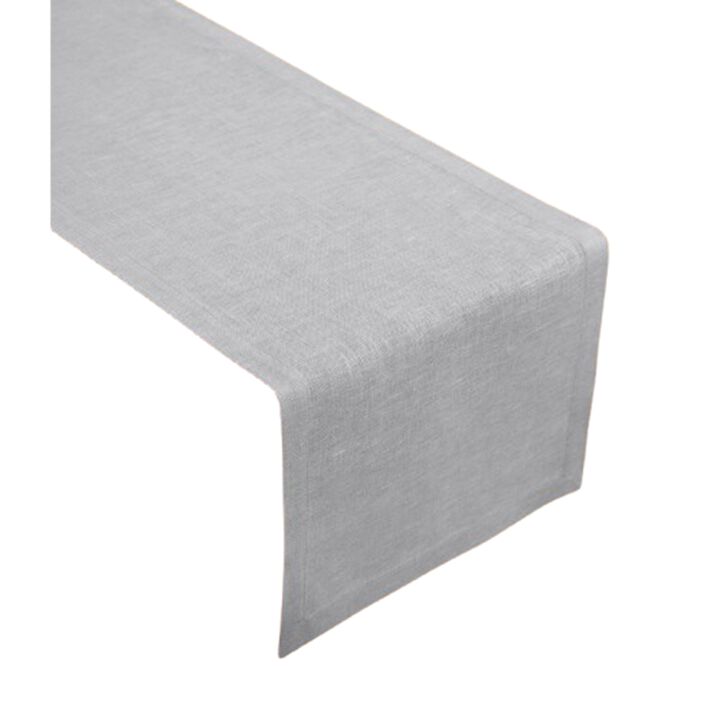Solino Home 100% Pure Linen Table Runner | Fete for Valentine;s