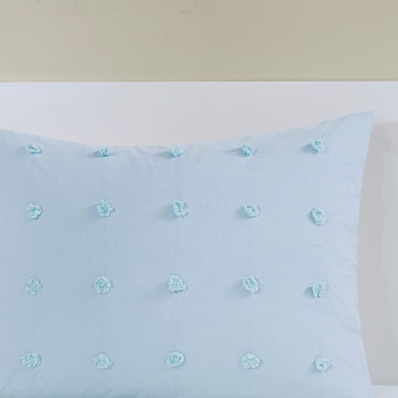 Gracie Mills Grady Elegance Defined Cotton Jacquard Comforter Set with Euro Shams and Throw Pillows