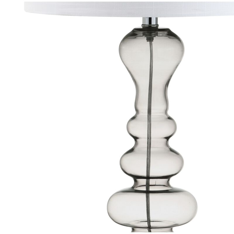 Madeline Curved Glass LED Table Lamp