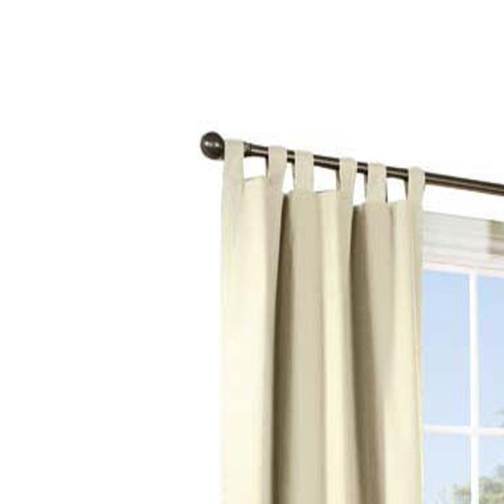Commonwealth Thermalogic Weather Cotton Fabric Tab Panels Pair - 80x72" - Burgundy