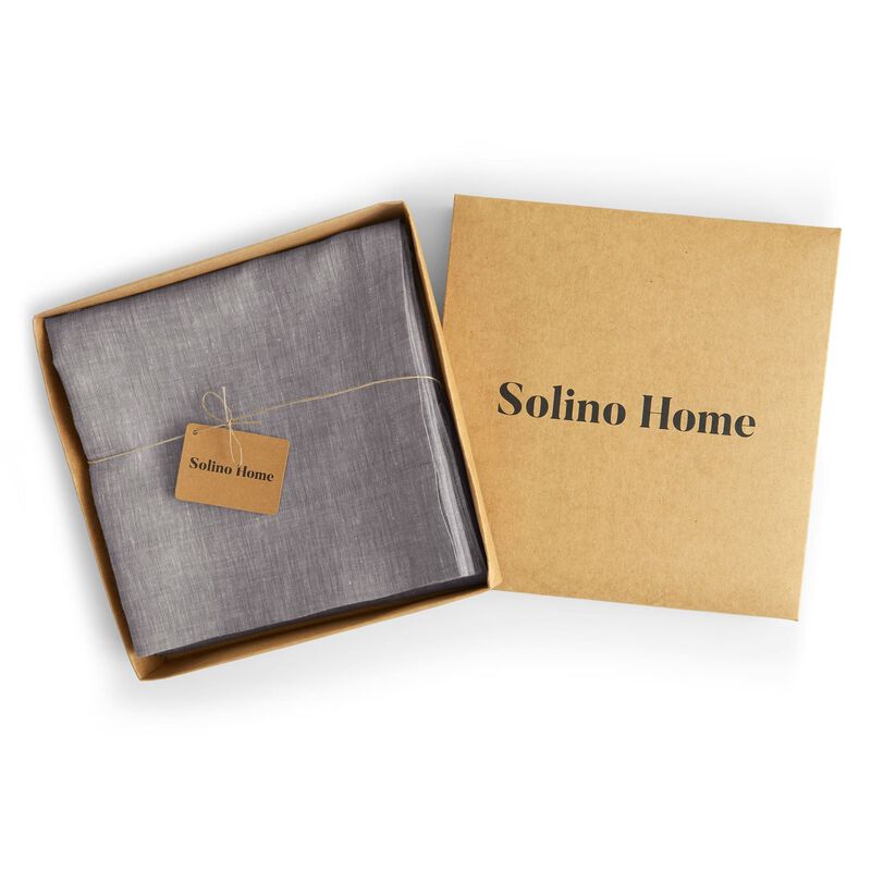 Solino Home 100% Pure Linen Curtain | Linen for Thanksgiving, Christmas