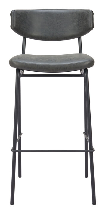 Charon Barstool (Set of 2) Vintage Black Charon Barstool (Set of 2) Vintage Black