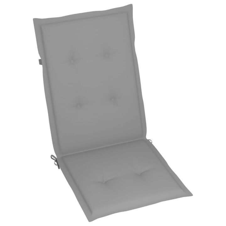 vidaXL Garden Chair Cushions 6 pcs Gray 47.2"x19.7"x1.6"