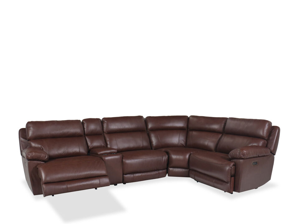 Pecan 6-Piece Power Sectional