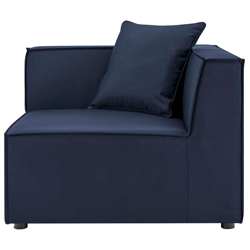 Saybrook Outdoor Patio Upholstered 2-Piece Sectional Sofa Loveseat-Benzara