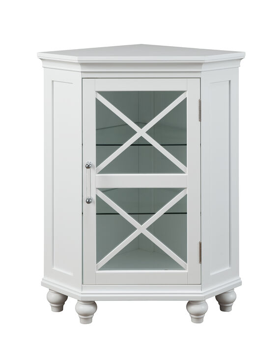 Teamson Home Blue Ridge Corner Floor Cabinet