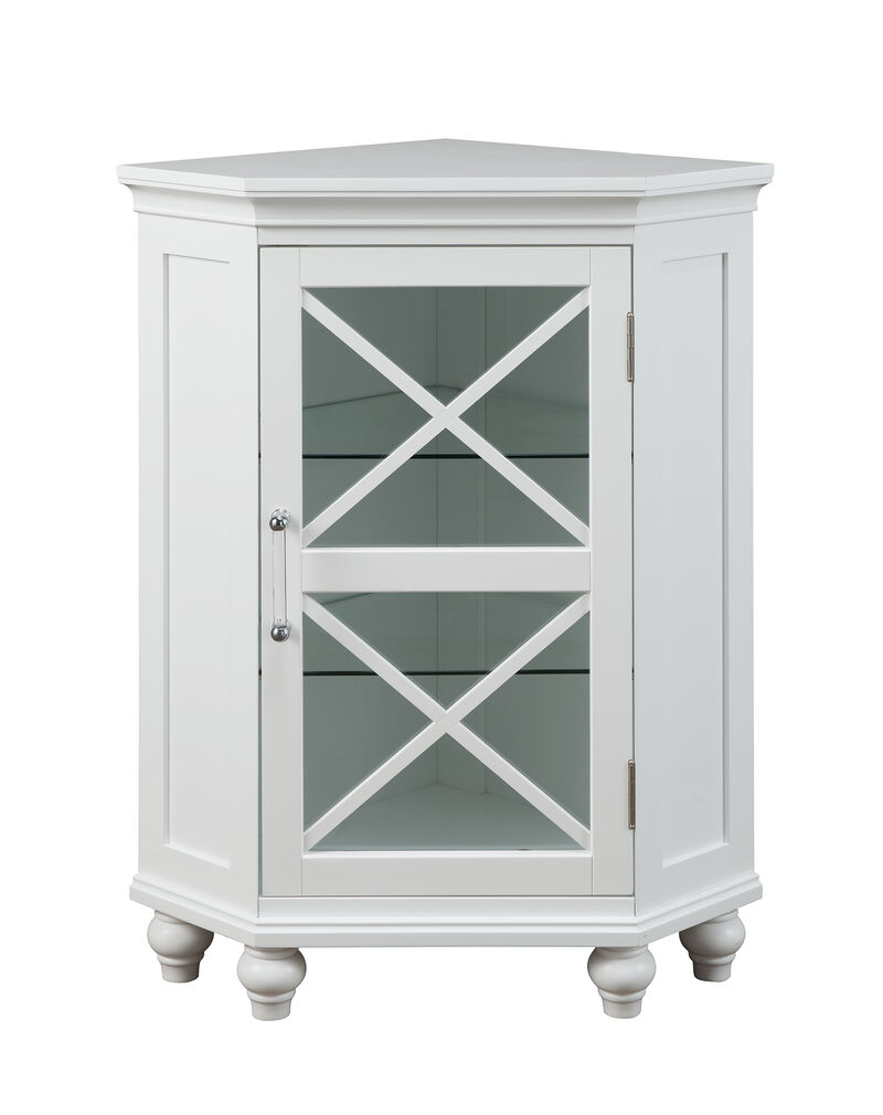Teamson Home Blue Ridge Corner Floor Cabinet