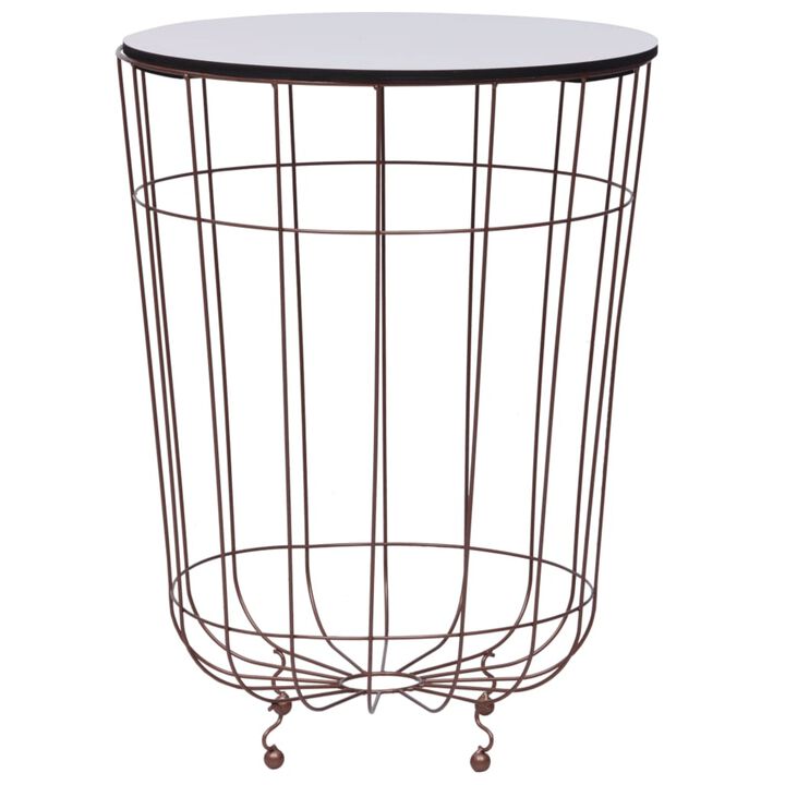 vidaXL Coffee Table Gold  15.7"