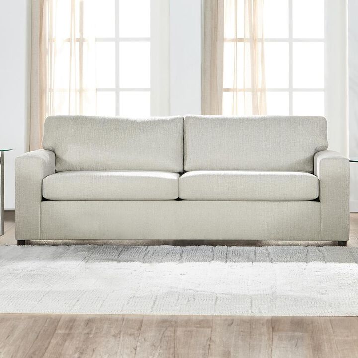 New Classic Furniture Kylo Natural Polyester Fabric Sofa Couch