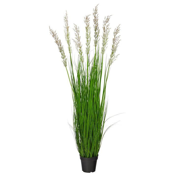 Nearly Natural 4.5-in Plum Grass Artificial Plant