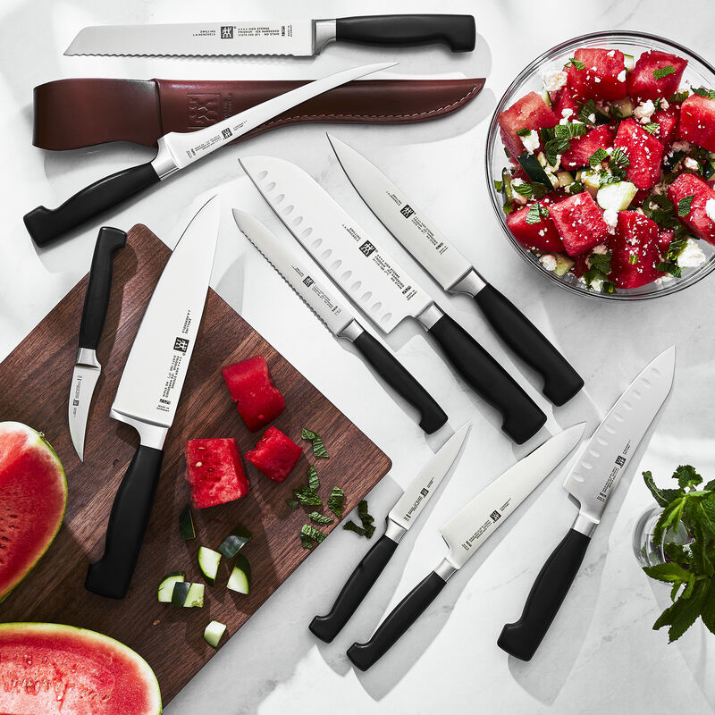 ZWILLING Four Star 8-pc Self-Sharpening Knife Block Set