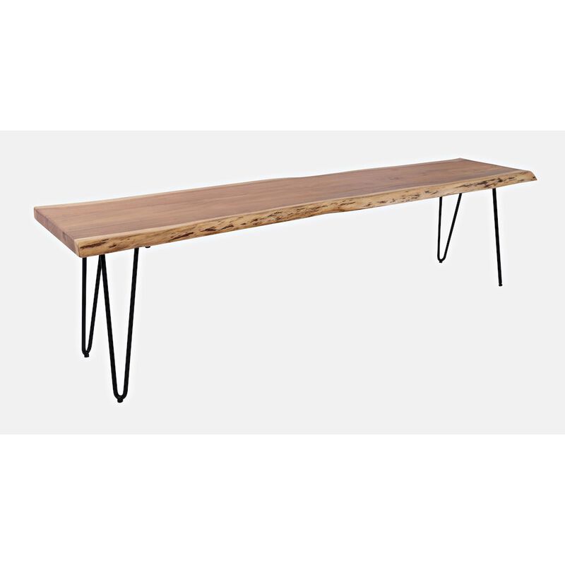Jofran Nature's Edge 70 Solid Acacia Bench